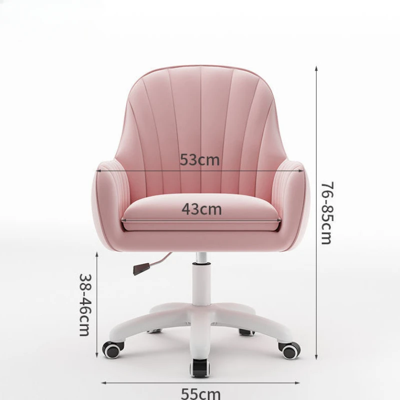 Chair Home Backrest Comfortable Long-Sitting Office Chair College Student Girl Dormitory Study Chairs Makeup Chair computer