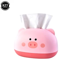 Car Napkin Holder Household Living Room Dining Room Creative Pig Storage Box Simple Storage Tissue Box