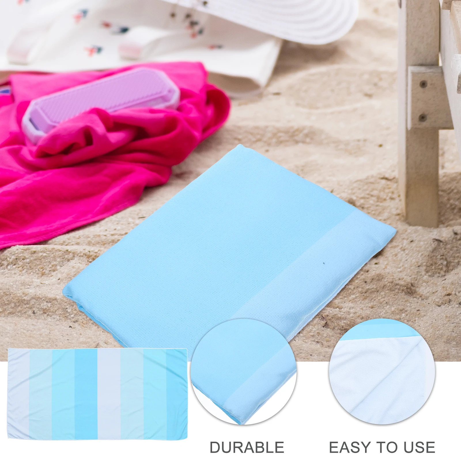 

Microfiber Beach Towel Quick-drying Summer Printed Towels Swimming Pool Bath Sauna Portable Bathroom Bathing Supply