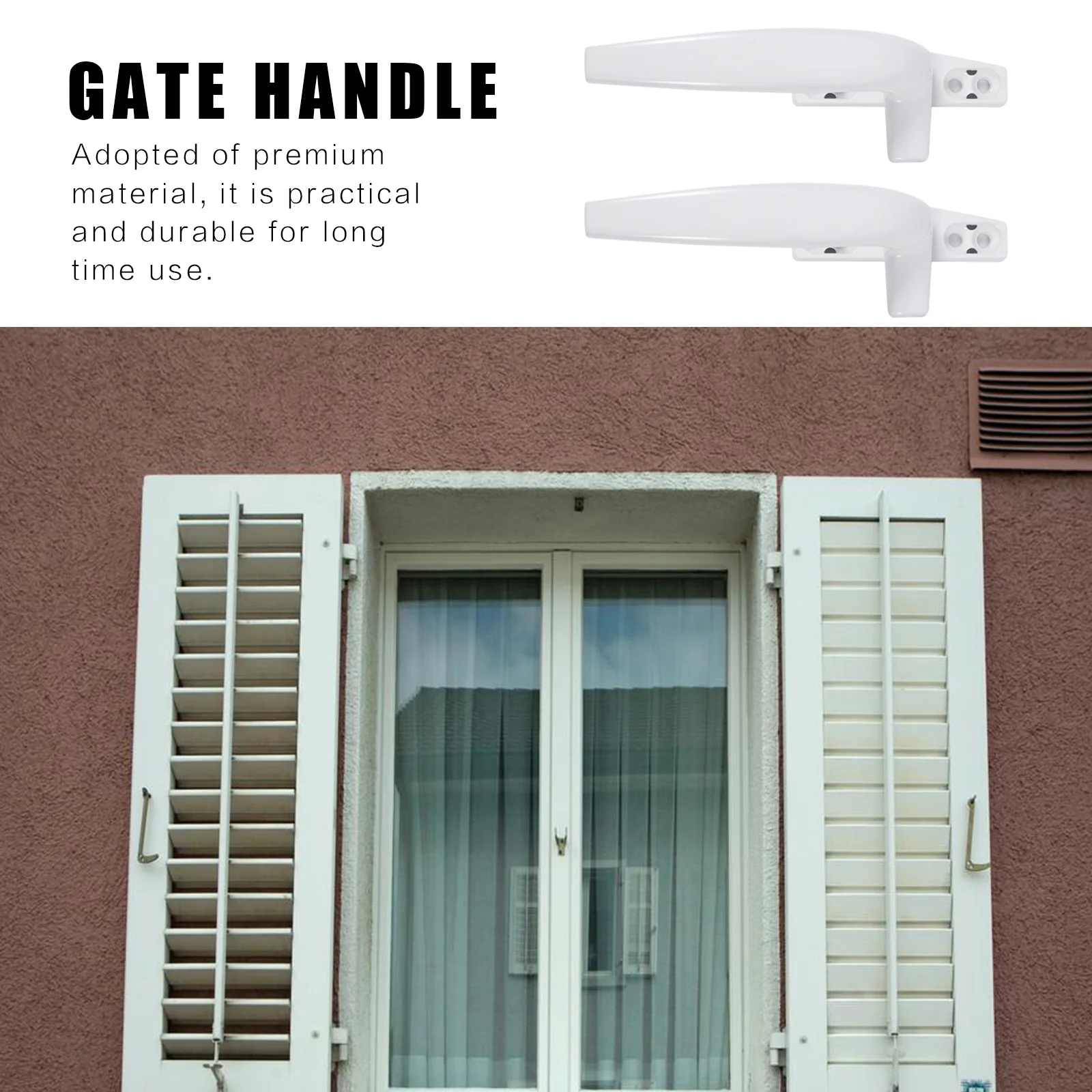 2 шт. Металлические ручки окон, современный дизайн, устойчивые к ржавчине