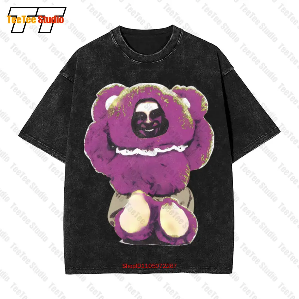 

Мужская классическая винтажная футболка большого размера Aphex Twin Teddy Bear 8L63