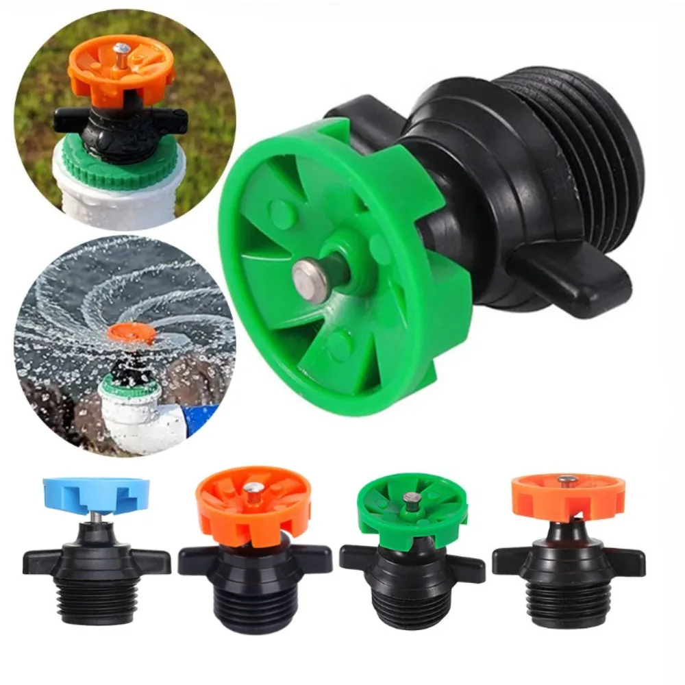 3PCS 360° Rotating Sprinkler Head, 1/2 Inch Male Thread Gear Drive Nozzle for Garden Lawn Irrigation
