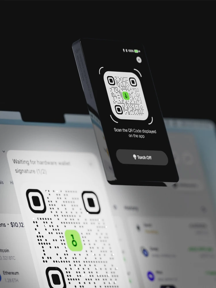 Hardware Wallet Crypto OneKey Pro Ultra Safe 4 Secure Chip 3.5-inch IPS Touchscreen Air-gapped Beginner Friendly view 5