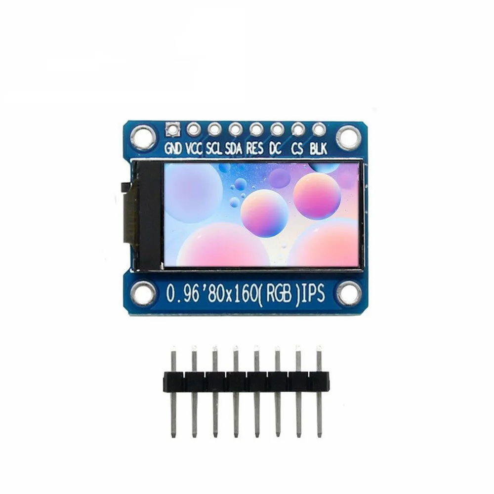 1-10PCS 0.96 Inch IPS Display OLED Module voor Arduino 80*160 65K Kleurrijke RGB TFT LCD Board ST7735 ST7735 DIY