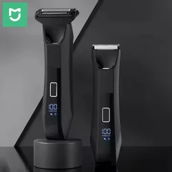 Mijia 2 IN 1 Painless Face Shaver Bikini Mens Body Trimmer IPX6 Waterproof Ball Trimmer Rechargeable Electric Shaver