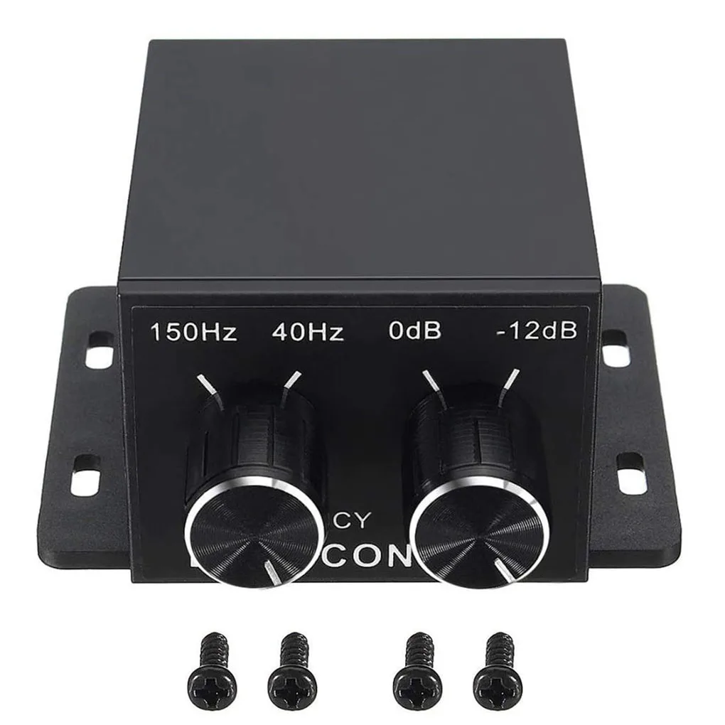 Car Speaker Amplifier  Interfaces Gain Level Frequency Bass Control Knob Audio Power Amplifier