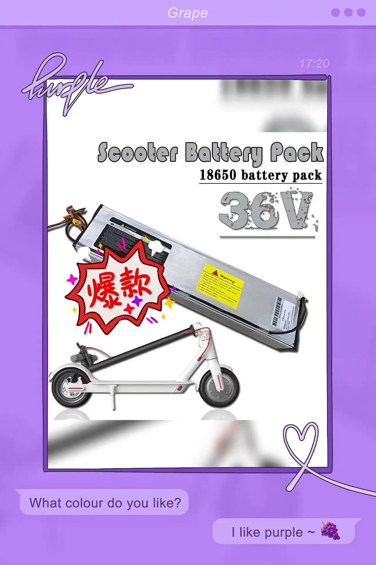 

36V High Capacity 12800mAh/12.8AH for XIAO MI M365 PRO Scooter Endurance Battery Pack
