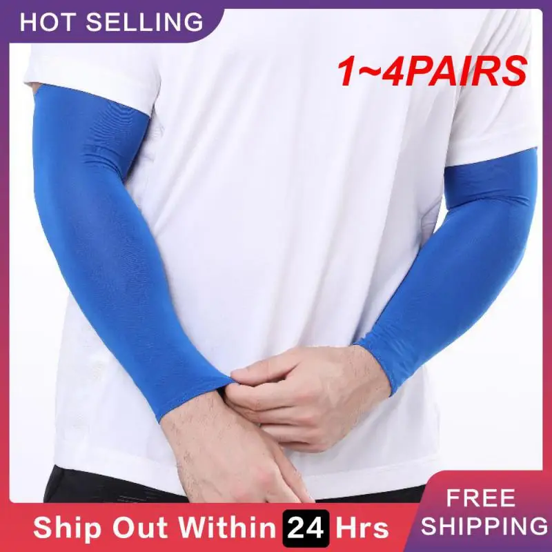 

1~4PAIRS Arm Cover Neutral Cool Cycling Equipment Fishing Ice Sleeve Sports Arm Sleeve Sunscreen Uv Protection