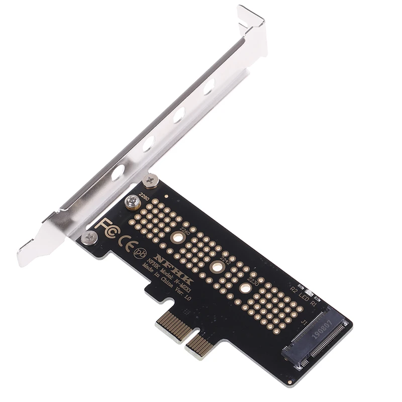 B*1PC M.2 To PCIE X16 Adapter Card Pci-e To M.2 Convert Adapter NVMe SSD Adaptor M2 M Key Interface PCI Express 3.0 X4 2230-2280