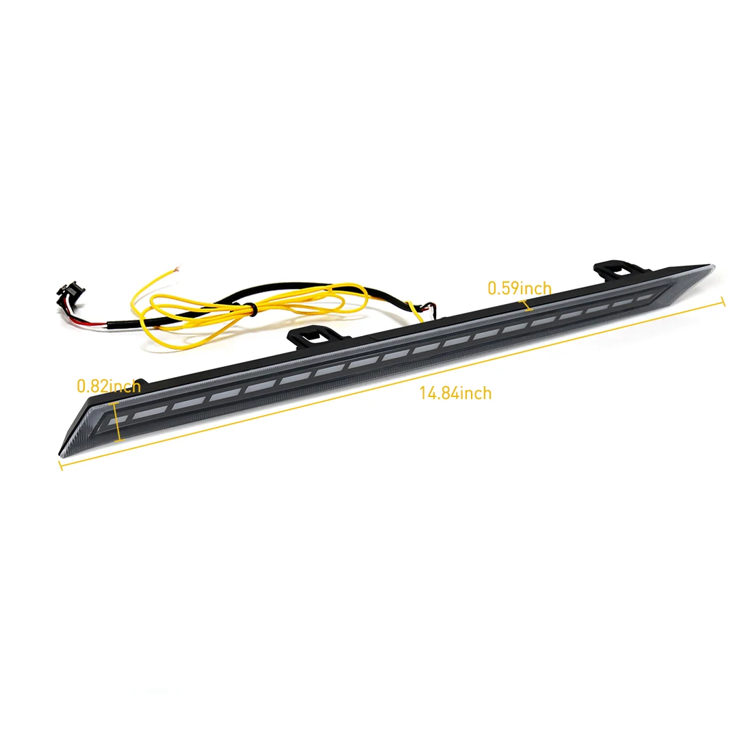 For Toyota RAV4 Car Engine Hood Vent Cover Decoration DRL 2019 2020 2021 LED Daytime Running Lights Turn Signal Lamp