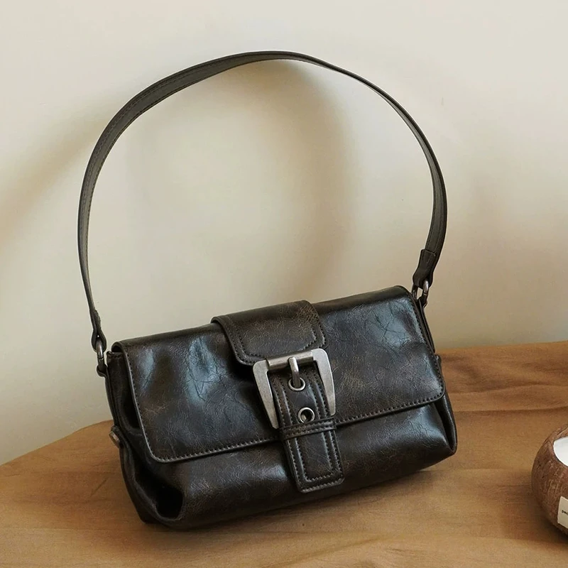 Vintage damska torba na ramię o dużej pojemności projektant luksusowe torby listonoszki typu crossbody moda kobiece trendy torebki LW510