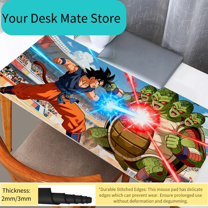 

Mouse Pad Gamer PC Computer Large Mouse Pads XXL Desk Mat Keyboard Anime Gaming Accessories Mousepad DBZ Dragon Ball Carpet