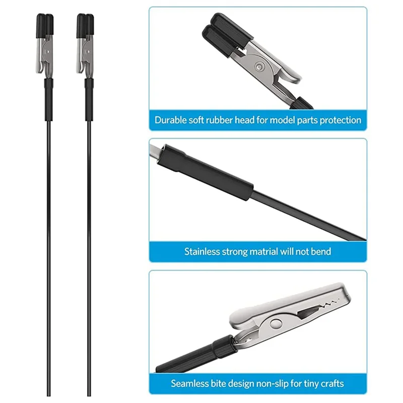 200PCS Alligator Clip Sticks For Gundam Model Painting For Airbrush Spraying Hobby Modeling Parts