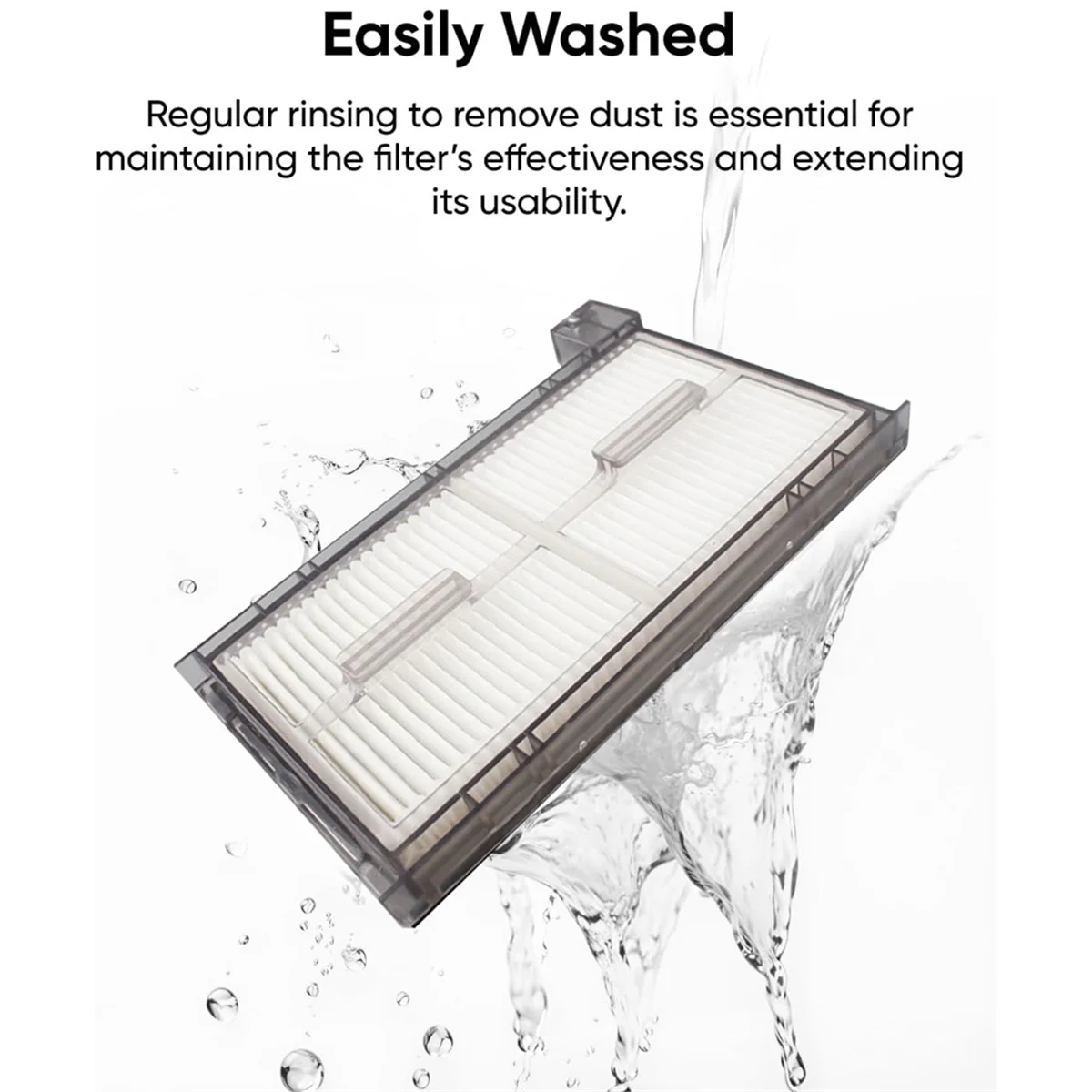 B92A 7PCS Replacement Kit for Eufy X8 Pro / X8 Pro SES Robot Vacuum Cleaner Main Brush Side Brushes Filters Cleaning Parts