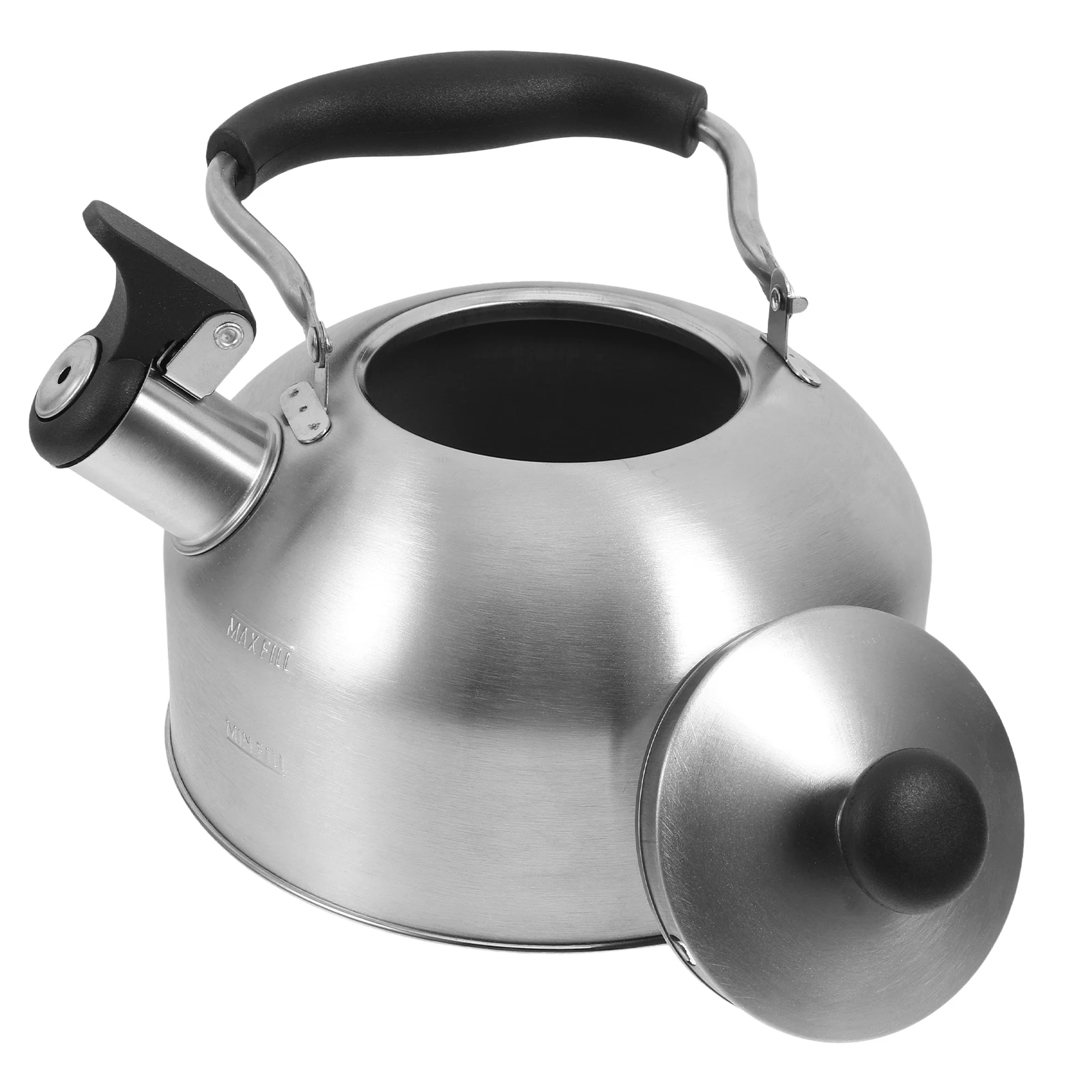 

3L Stainless Steel Whistling Tea Kettle Stovetop Hot Water Kettle For Gas And Induction Stoves Home Use