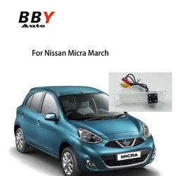 Car Reverse Camera For Nissan Micra  March Car Rear View camera  Parking Assistance License Plate Camera Backup