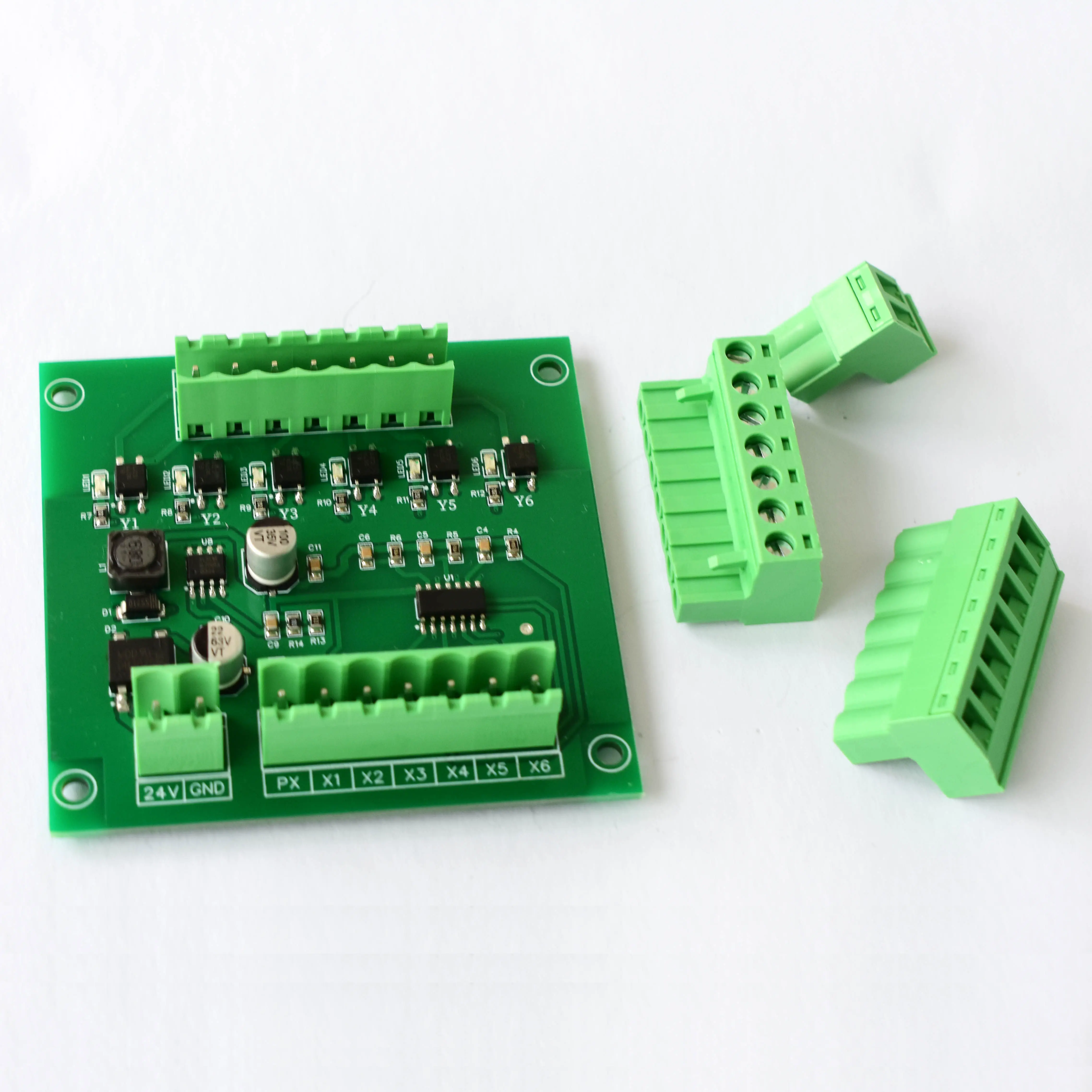 6-channel Electrode-type Water Level Signal Detection Circuit Optocoupler Isolation 24V Voltage PLC Water Level