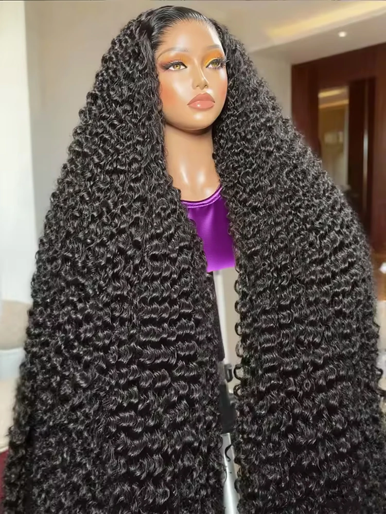 

Deep Wave HD Кружевные фронтальные парики 300% Плотность 13x4 13x6 Волна воды вьющиеся человеческие волосы Парик 40 дюймов Wear Go 7x5 Бесклеевой парик для женщин