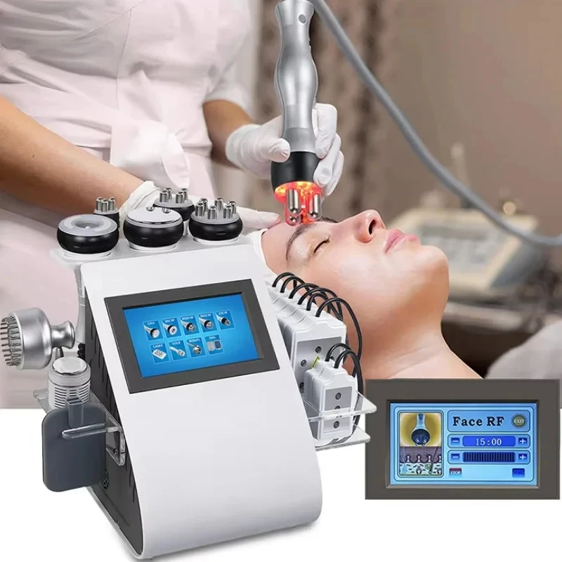 Professional 9-in-1 Multi-Functional Vacuum RF System for Salon Weight Loss Skin Tightening Body Shaping Treatment