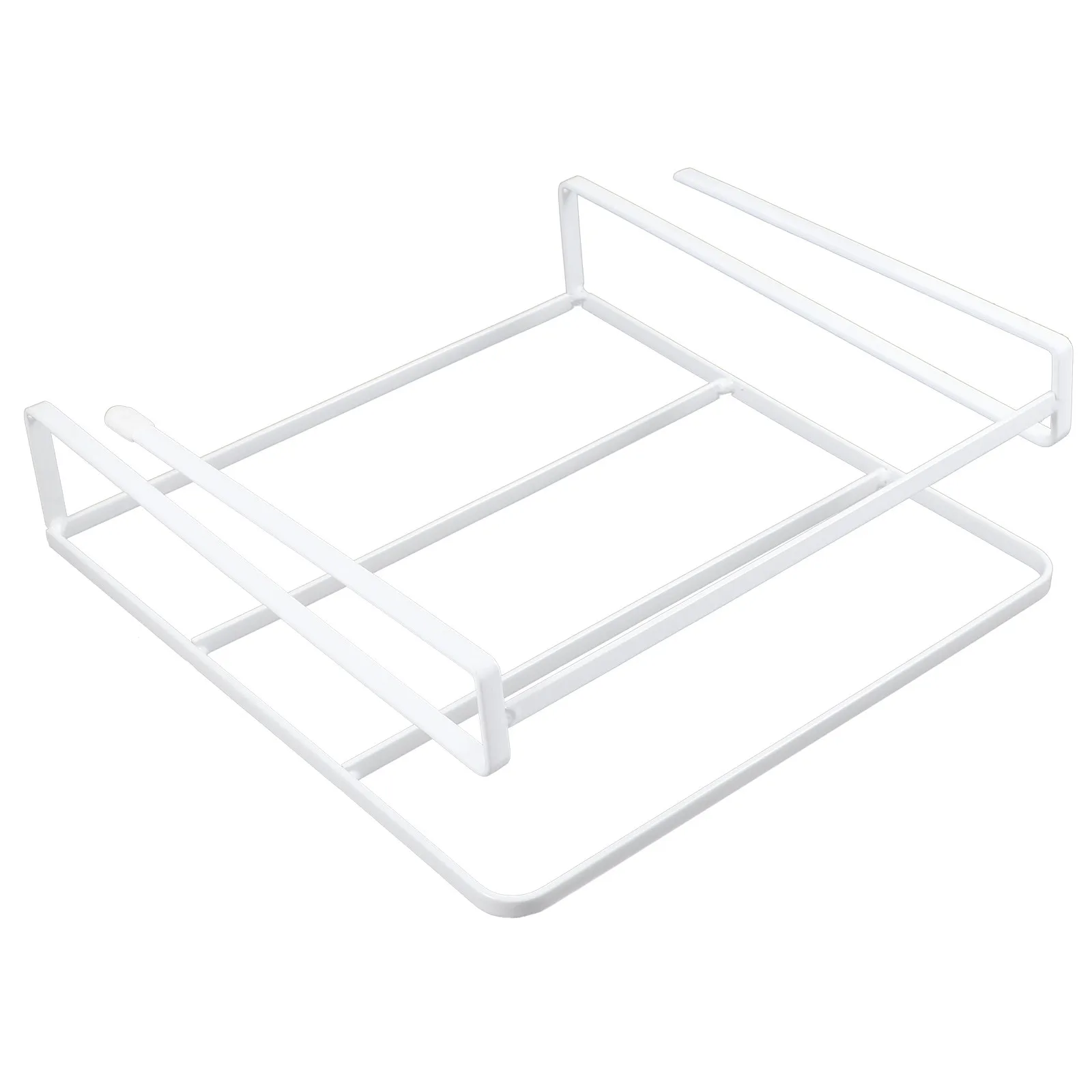 Under Desk Book Storage Rack Multi Function Hanging Iron Laptop Holder Office Desktop Organizer Dormitory Laptop Shelf Wire