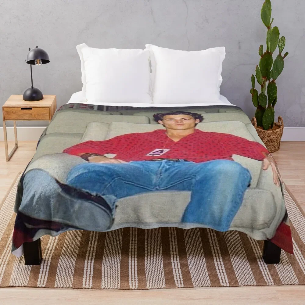 Jonny Depp Throw Blanket valentine gift ideas Cute Plaid Blankets