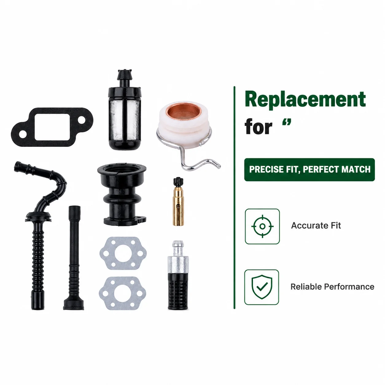 Intake Manifold Boot Oil Pump Worm Gear Fuel Line Oil Filter Gasket Kit For Stihl MS250 MS230 MS210 025 023 021 Chainsaw Parts