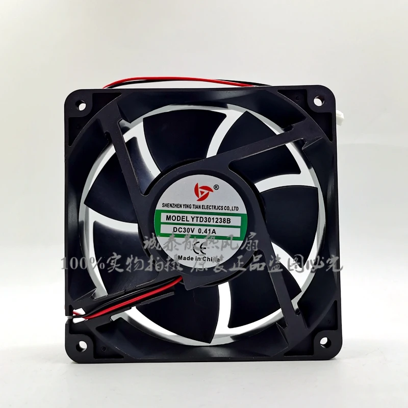 

YTD301238B DC 30 В 0,41 А 120x120x38 мм 2-проводной охлаждающий вентилятор