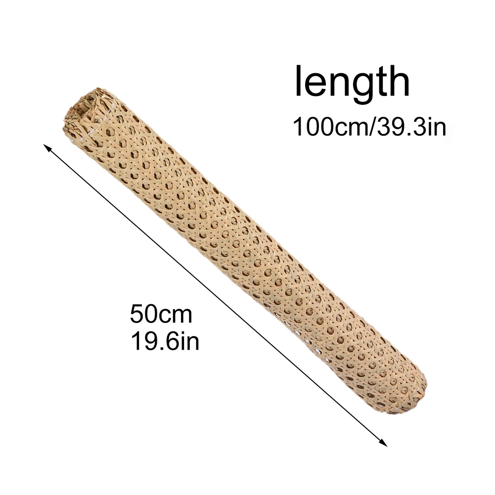 1PCS Rattan Roller Belt PE Multi-size Rattan Mesh Roll Sheet Webbing Caning DIY Material For Chairs Furniture Home Decor