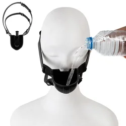 BDSM Slave Dog Training Watering Funnel Gag Bondage Restraint Open Mouth Breathable Sex Toys For Couple Make one's mouth water