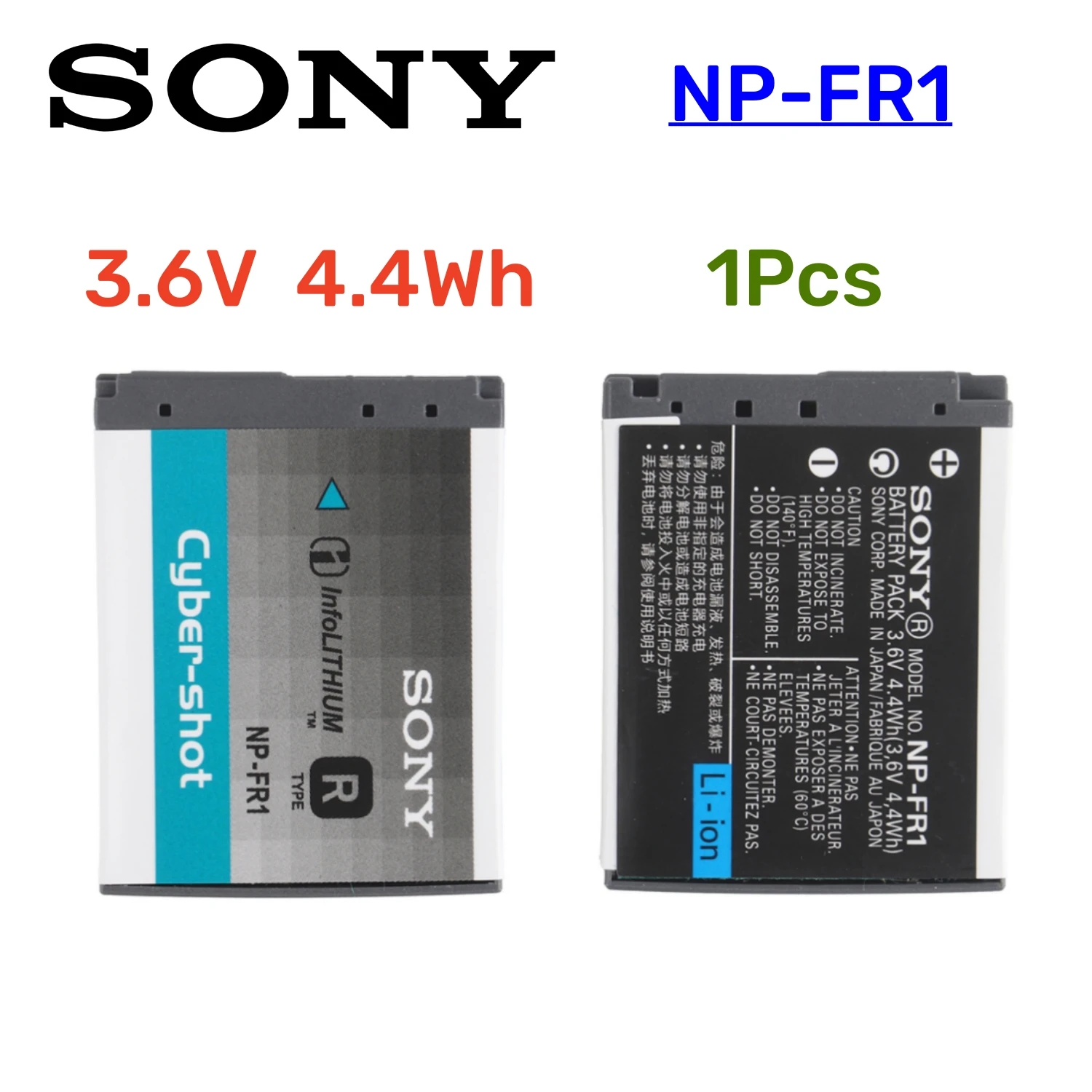 Original NP-FR1 battery NP FR1 camera battery for SONY DSC P100 P150 P120 T30 G1 V3 T50 F88 P100LJ P100PP P100R P100S P150