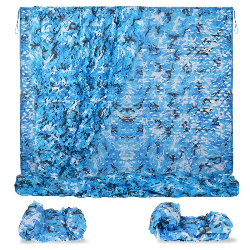 Auto-Zelt-Markise Schattennetz Schwarz Grün Blau Wald-Tarnnetz Jagd-Tarnnetz 2X2M 2X5M 3X3m 3X5M – Detail 16