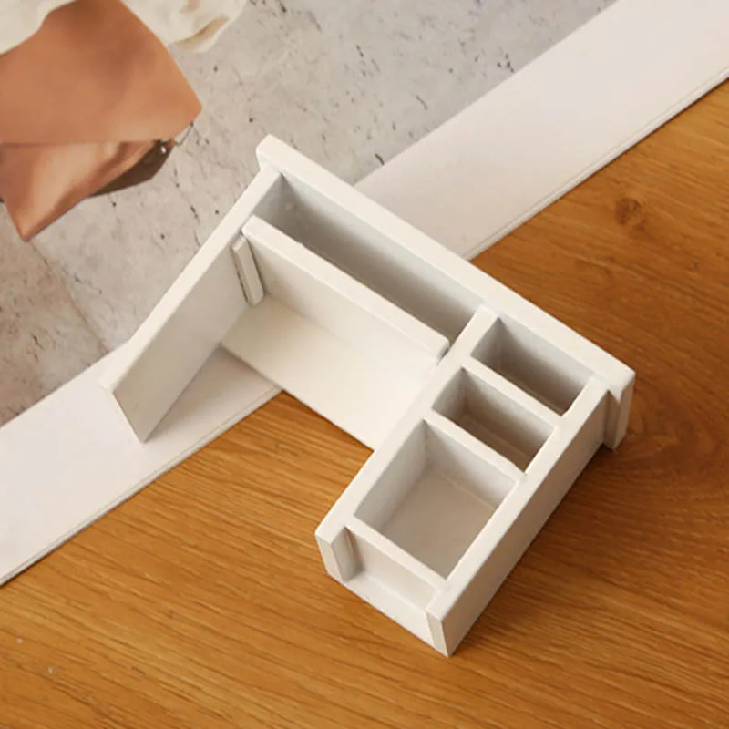 1:12 Miniaturowa Scena Ozdoba Symulacja Mebli Biurko/Krzesełko Komputerowe Mini Artykuły Domowe Dekoracje Akcesoria do Domku dla Lalek