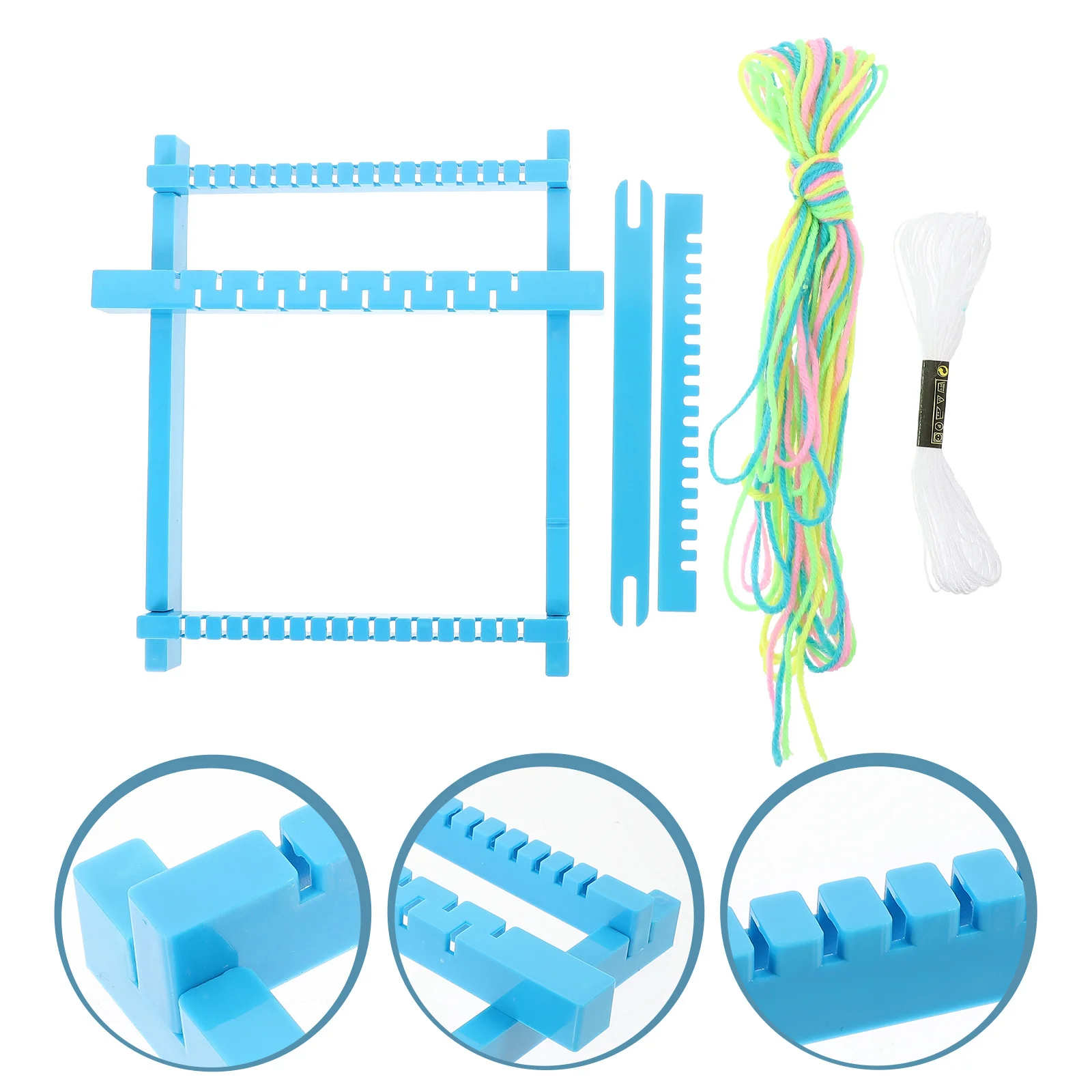 1Set Handmade Kindergarten Loom Creative Weaving Cognitive Craft for Kids Parent-Child Early Education Activity