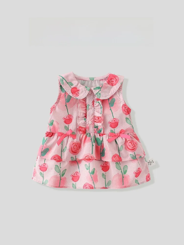 adorable-robe-jupe-de-princesse-pour-bebe-fille-tenue-d'ete-legere-barboteuse-mignonne-et-tendance-pour-nourrisson-douce-d'epaisseur-moyenne