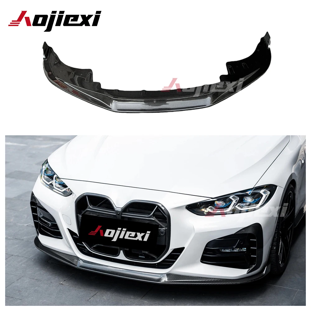 

KB Style Carbon Fiber Front Lip for BMW 4 Series G22 G23 Coupe Front Bumper Splitter Perfect Installation Hight Quality Body Kit