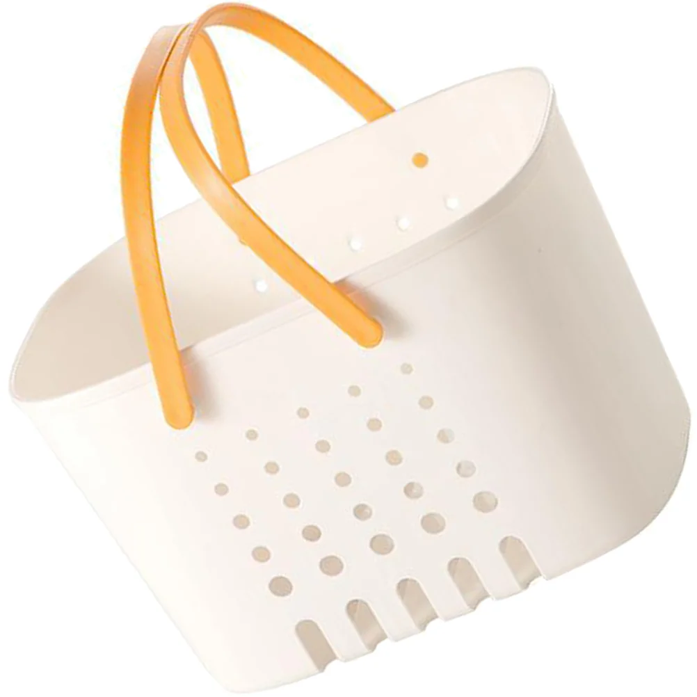 

Bath Basket Portable Bathroom Storage Baskets Desktop Shower Pp Plastic Cleaning