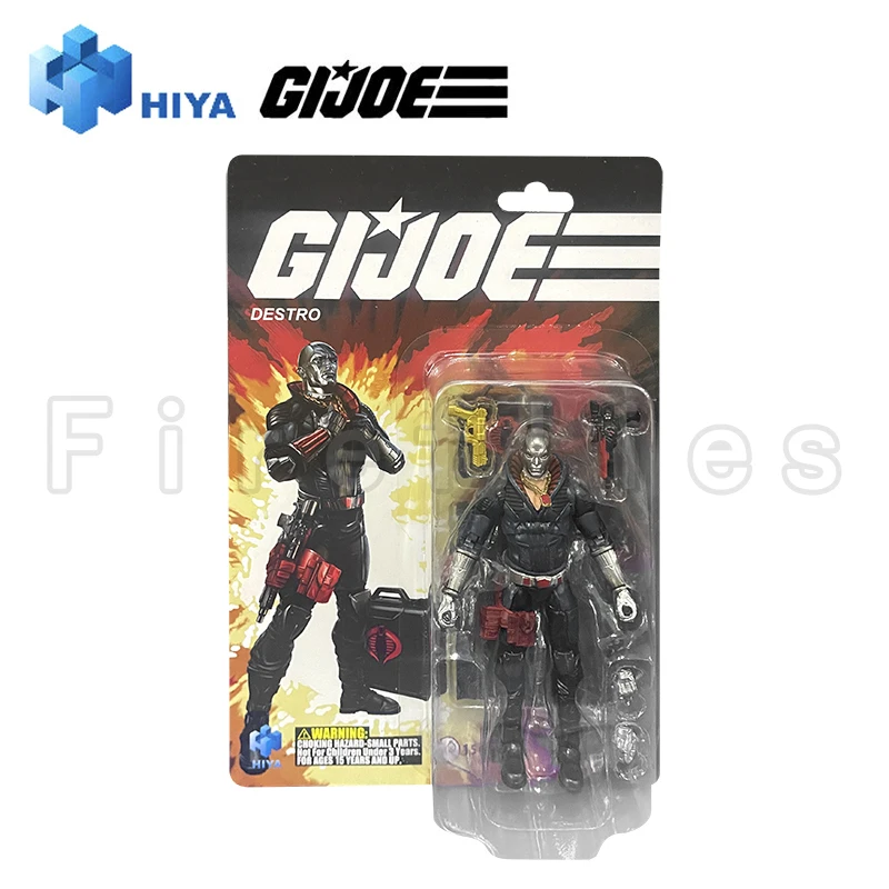 1/18 HIYA 3.75 بوصة عمل الشكل رائعة سلسلة صغيرة G.I.JOE Destro أنيمي لعبة مجسمة