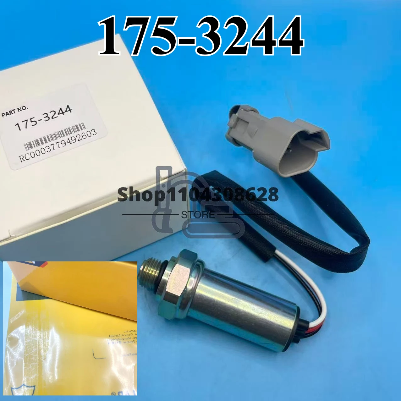 

Pressure Switch Sensor 175-3244 1753244 for 988H 972G 962G Wheel Loader Construction Machinery Parts