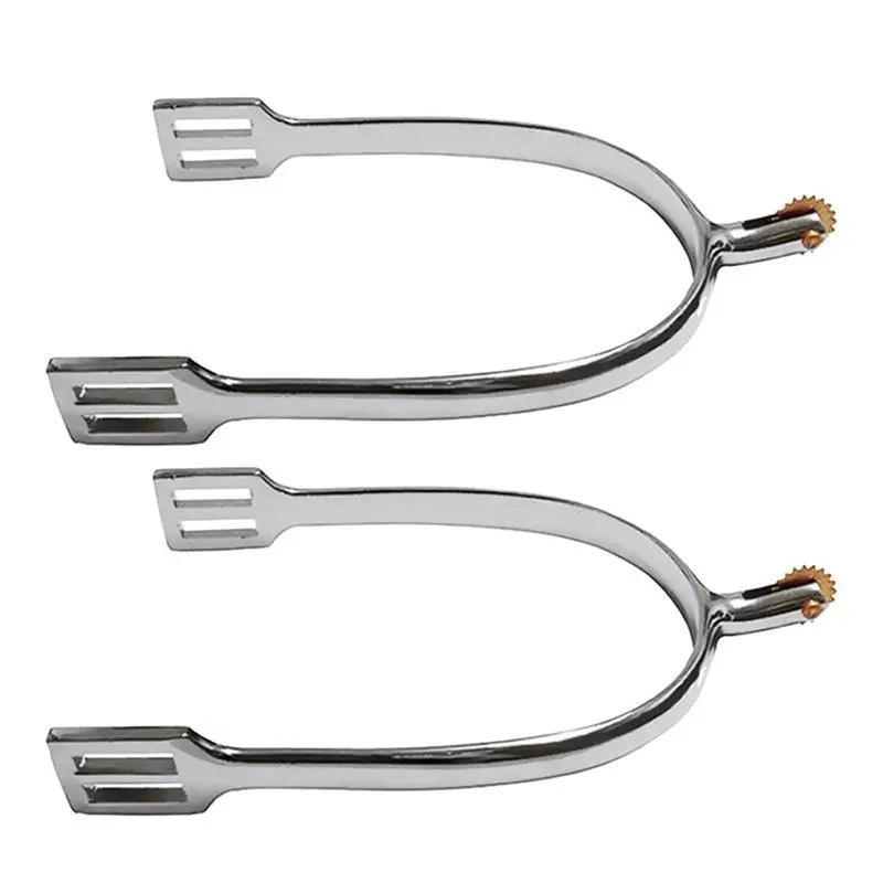 ABHS-para hombres, espolones de caballo con engranajes de cobre giratorios para hombres, espolones de vaquero para hombres, botas de vaquero, doma de mujeres