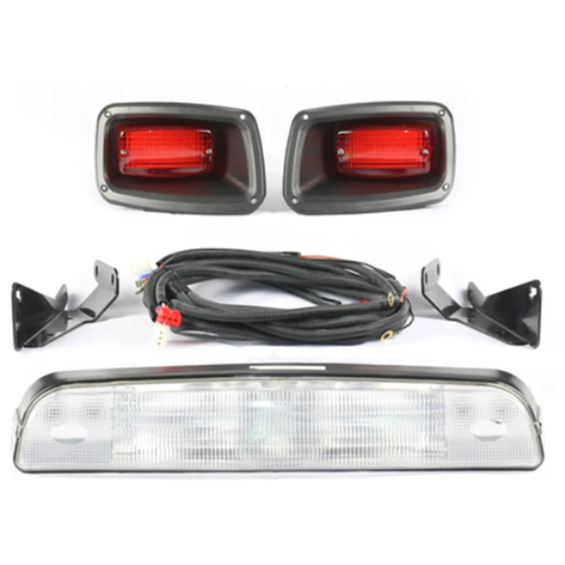 

E-Z-GO TXT PDS electric golf cart light kit can be retrofitted at the same time for E-way sightseeing vehicles