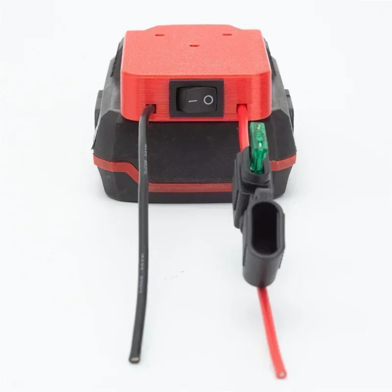 Imagem -03 - Poder Rodas Adaptador para Lidl Parkside X20v Equipe Bateria de Lítio Conector de Alimentação Faça Você Mesmo com Interruptor
