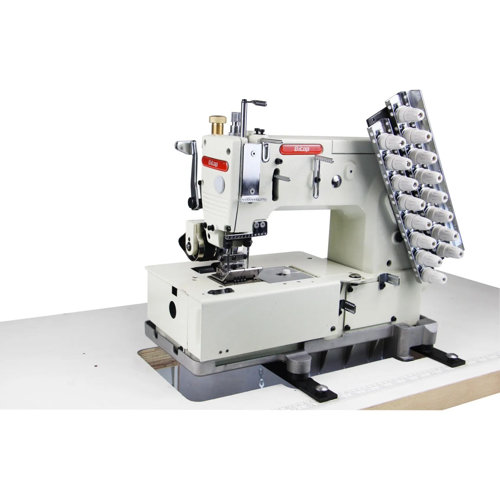 Multi Needle Waistband Flat Bed Chain Stich Sewing Machine Industrial