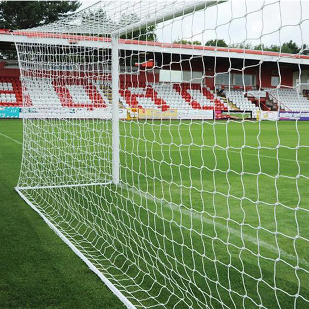 Soccer Goal Portable PE Football Goal Net 5-A-Side Soccer Goal Nets 1 Piece White