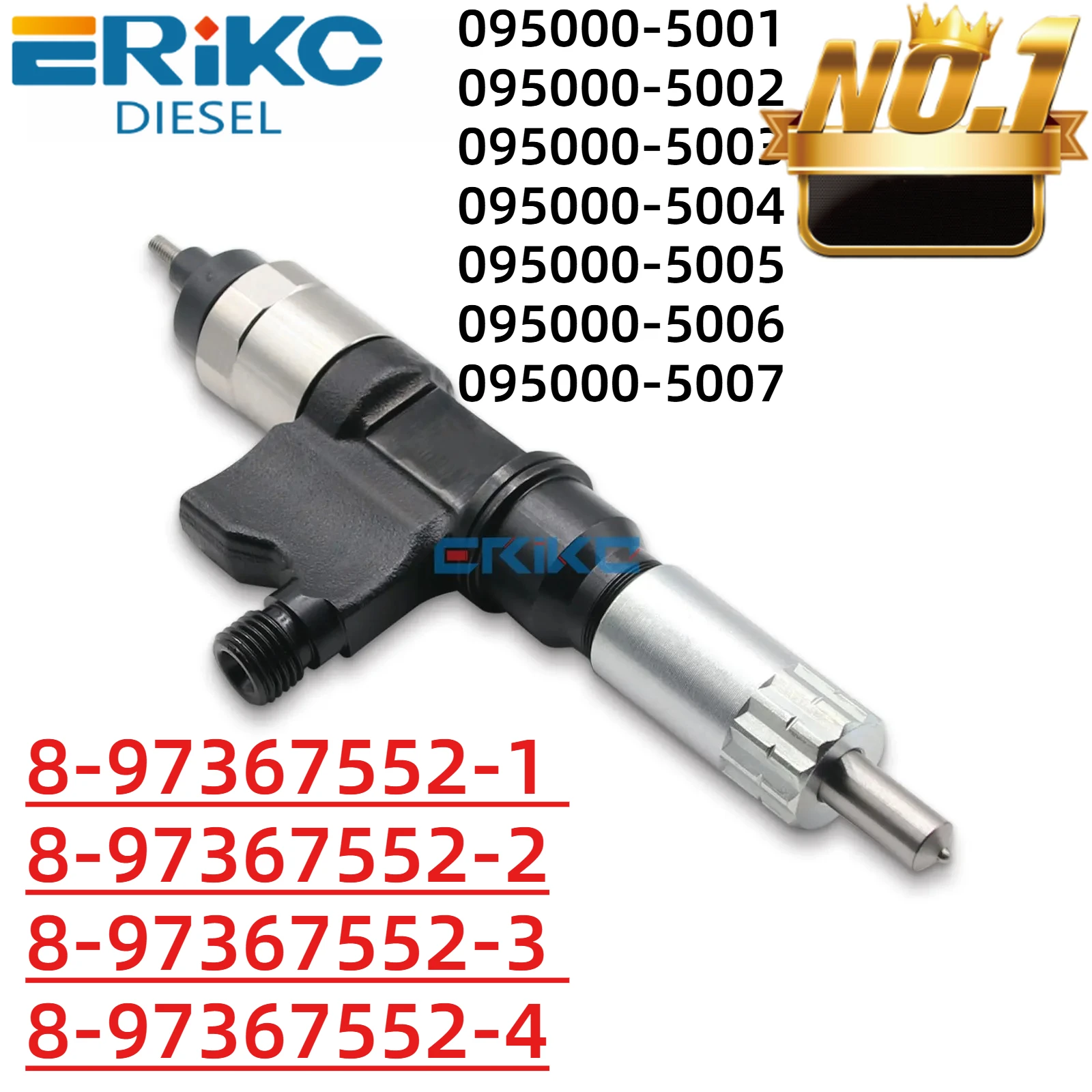 

095000-5504 Дизельный инжек высокого давления 095000-5500 095000-5501 095000-55042 Форсунка Common Rail для ISUZU 4HL1 6HL1