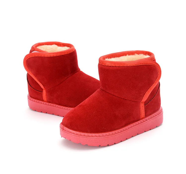 Neue Winterstiefel für Jungen und Mädchen mit Gummisohle, rutschfeste, weiche Sohle, warme, kurze Stiefel, Baumwollschuhe für Babys und Kinder, geeignet für den Außenbereich und den Alltag. – Detail 10