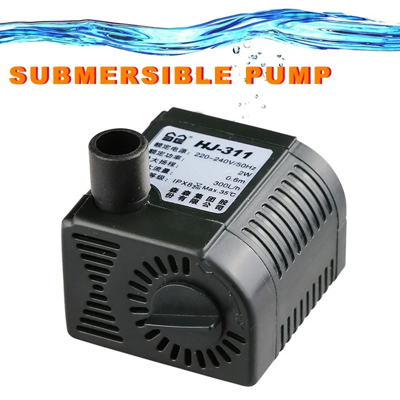 

Mini Diving Fountain Pump Fish Tank Silent Suction Cup Placement Circulating Filtration Exchange Pumping Aquarium Accessories