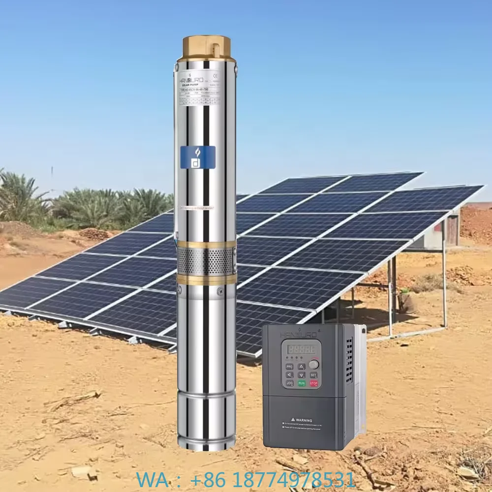 Solar Panel Agricultural Irrigation Deep Well Water Supply OEM ODMReadycome-2 4LSC 4 Inch DC Submersible Solar Water Pump