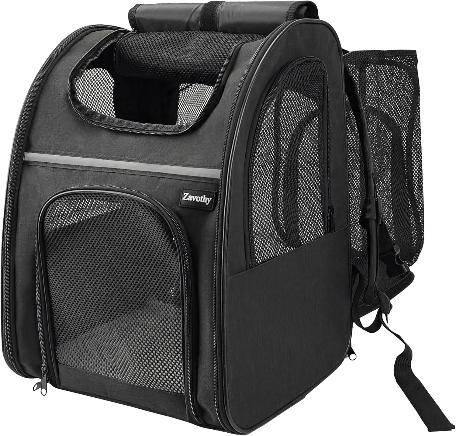 

Cat Backpack Carrier, Expandable Airline Approved Pet Backpack for Small Cats & Dogs, Breathable Mesh Cat Carrier Backpack wi