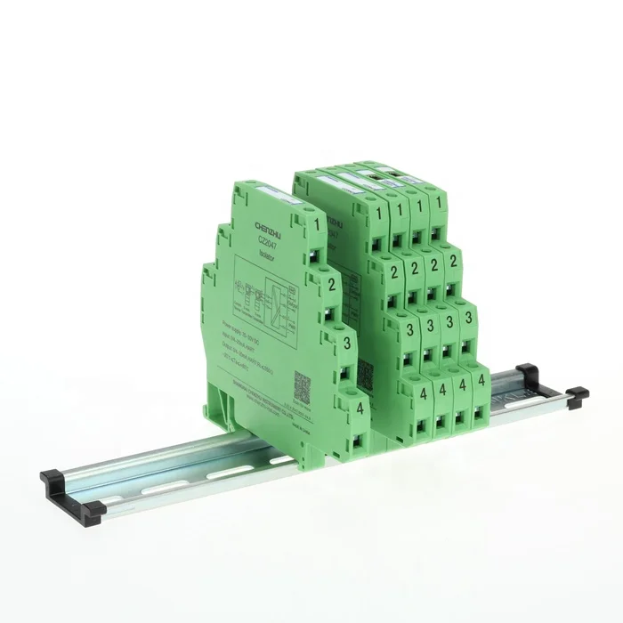 Penguat sinyal 4-20ma konverter transduser sinyal amplifier isolasi 1input 1output