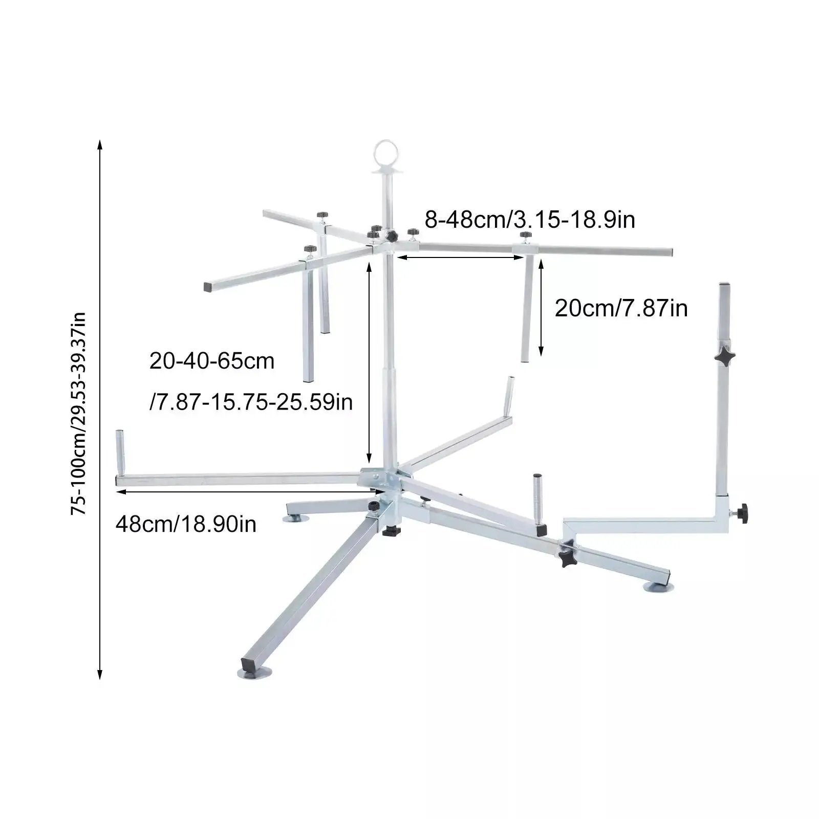 200kg 실버 그레이 바닥 난방 파이프 와인더 유통업체(보관 가방 포함)